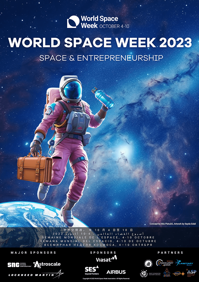 World Space Week 2023 Poster Announced! World Space Week